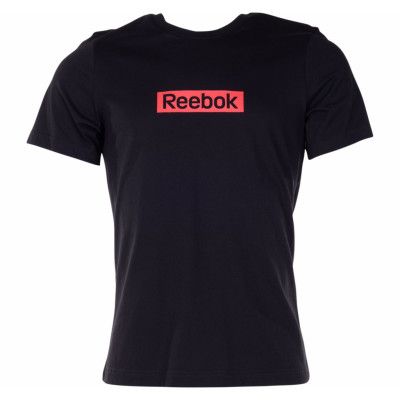 Te Linear Logo Ss Tee, Black, 2xl,  Reebok