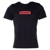 Te Linear Logo Ss Tee, Black, L,  Reebok