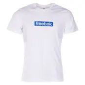 Te Linear Logo Ss Tee, White, M,  Reebok