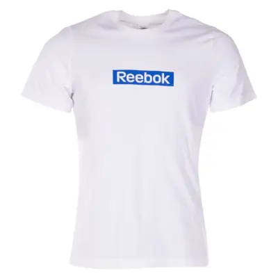 Te Linear Logo Ss Tee, White, M,  Reebok