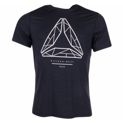 Wor Activchll Gr Tech Top, Black, Xs,  Reebok