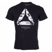 Wor C Graphic Tee, Black, S,  Reebok