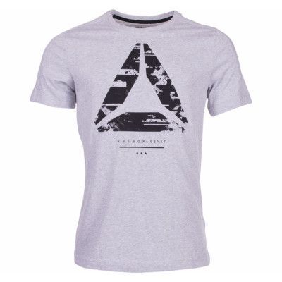 Wor C Graphic Tee, Lgreyh, M,  Reebok