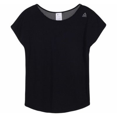 Wor Mesh Tee, Black, 2xl,  Reebok