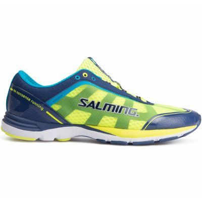 Distance 3 Shoe Men, Navy/Safetyyellow, 42 2/3,  Salming