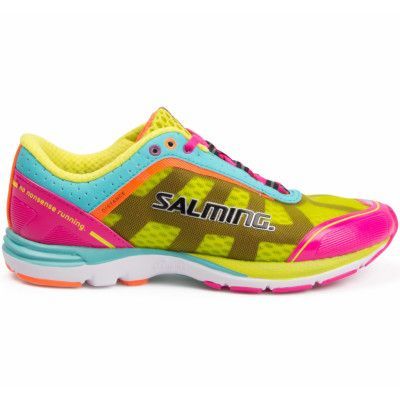 Distance 3 Shoe Women, Pink Glo/Turquoise, 41 1/3,  Salming