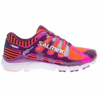 Speed 5 Shoe Women, Shocking Orange/Dark Orchid, 42,  Salming