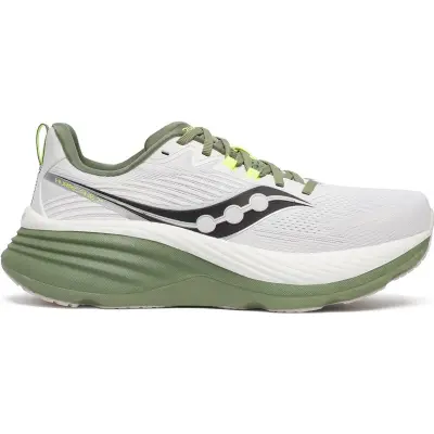 Saucony Hurricane 24 Mens White/Olivine