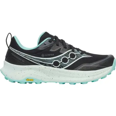 Saucony Peregrine 16 GTX W Dam Svart USL 6,5 | Trailskor