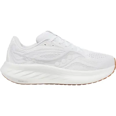 Saucony Ride 18 W Löparskor White/Gum, USL 8