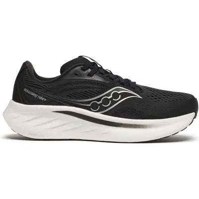 Saucony Ride 18 Wide Women Black/White