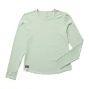 Saucony Stopwatch Long Sleeve Women Aloe Heather - XS