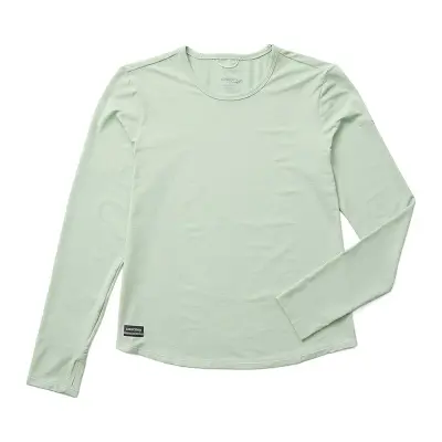 Saucony Stopwatch Long Sleeve Women Aloe Heather - XS
