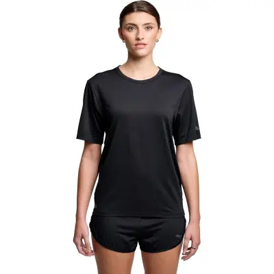 Saucony Stopwatch Short Sleeve W Black