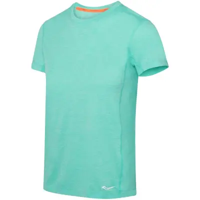 Saucony Stopwatch SS W T-shirt Cool Mint Heather, M