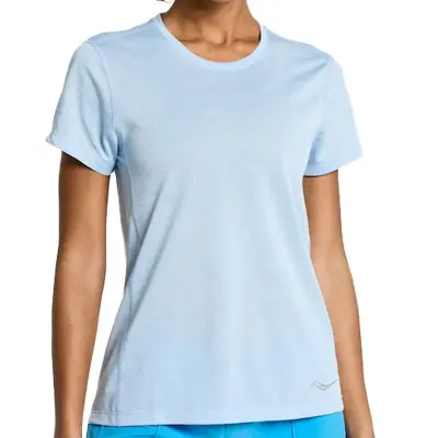 Saucony Stopwatch SS W T-shirt Ether Heather, M