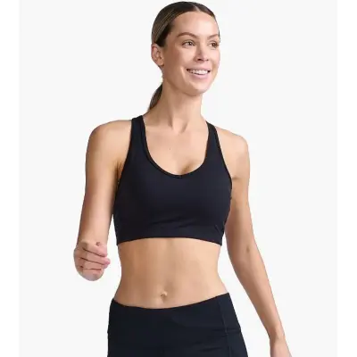 2XU Motion Racerback Bra Black/Black - XS