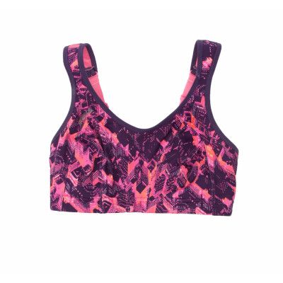 Active Multisports Support Bra, Building Print, 90dd,  Shock Arbsober