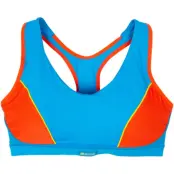 Active Sports Padded Bra - Bla, Blue/Grenadine, 75b,  Sport-Bh
