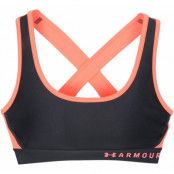 Armour Mid Crossback Bra, Anthracite, Xl,  Under Armour