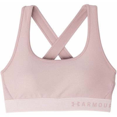 Armour Mid Crossback Bra, Dash Pink, Xxxl,  Under Armour