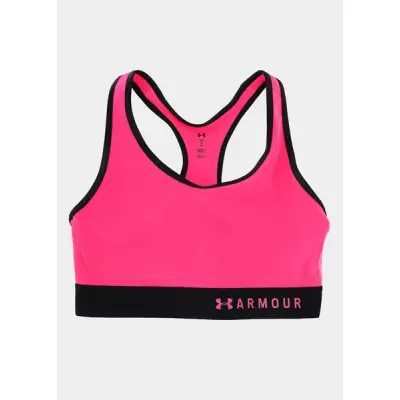 Armour Mid Keyhole Bra, Electro Pink, M,  Sport-Bh
