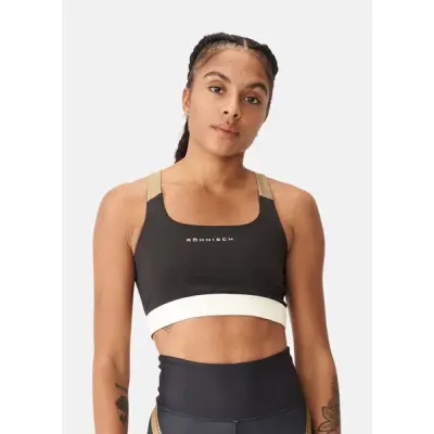 Billie Jean Sportsbra, Obsidian Black, L,  Sport-Bh