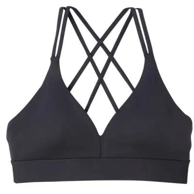 Braid Sports Bra, Black, Xl,  Röhnisch