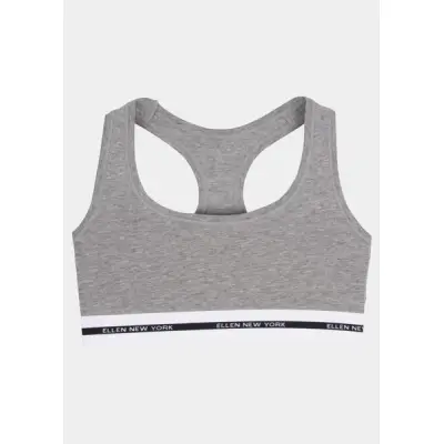 Bralette, Grey Melange, S,  Ellen New York