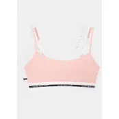 Bralette Straps Jr, White/Lt Pink, 130,  Bh