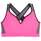 Cross Back Bra, Bright Rose, S,  Stay In Place