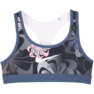 G Np Bra Classic Rev Aop1, Black/White/Diffused Blue/Whit, M,  Nike