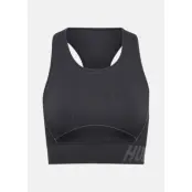 Hmlte Christel Seamless Sports, Black/Asphalt Melange, Xs,  Sport-Bh