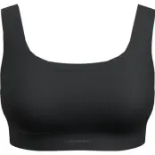 Icebreaker Women Merino Blend Rib Lotus Bra Black
