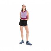 Icebreaker ZoneKnit Cropped Bra-Tank Women Purple Gaze/Go Berry