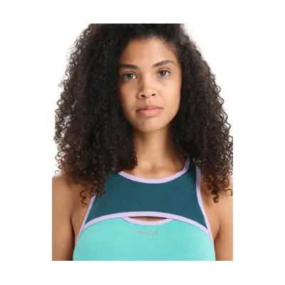 Icebreaker ZoneKnit Sports BraWomen Fresh/Green Glory