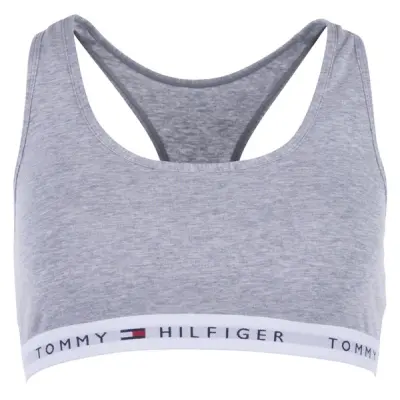 Iconic Bralette, Grey Heather, L,  Tommy Hilfiger
