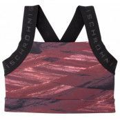 Kay Printed Sports Bra, Dark Wine Mist, S,  Löparkläder