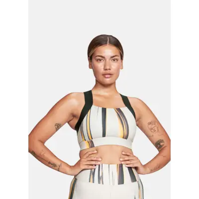 Kay Printed Sports Bra, Laser Beam Print, M,  Löparkläder