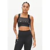 Kay Printed Sports Bra, Kay Printed Black, M,  Löparkläder