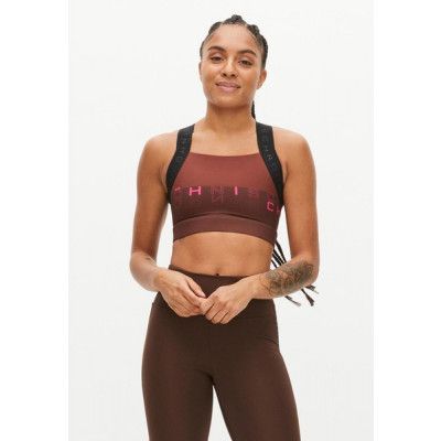 Kay Printed Sports Bra, Kay Printed Brown, L,  Löparkläder