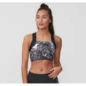 Kay Printed Sports Bra, Sketch Grey, Xs,  Röhnisch