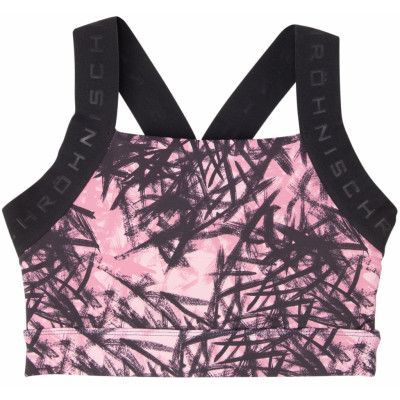 Kay Printed Sports Bra, Sketch Pale Pink, Xs,  Röhnisch