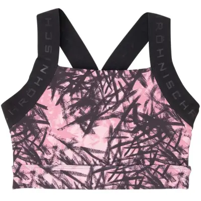 Kay Printed Sports Bra, Sketch Pale Pink, Xs,  Röhnisch