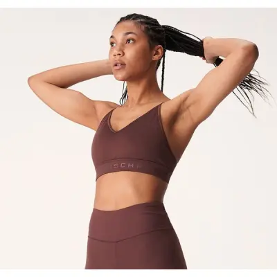 Kira Sports Bra, Bitter Brown, M,  Sport-Bh