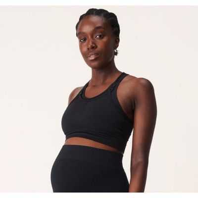 Maternity Soft Sportsbra, Black, M-L,  Sport-Bh