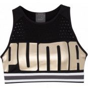 Puma Bra M, Puma Black-Metallicgoldpuma, L,  Puma