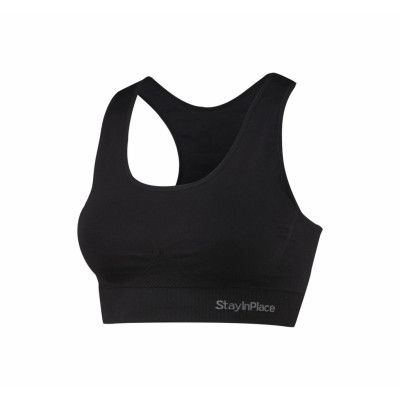 Rib Seamless Bra, Black, Xs,  Sport-Bh