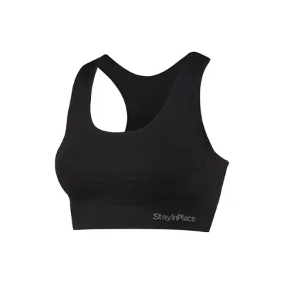 Rib Seamless Bra, Black, Xs,  Sport-Bh