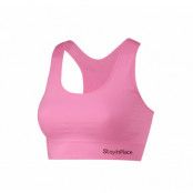 Rib Seamless Bra, Bright Rose, S,  Stay In Place